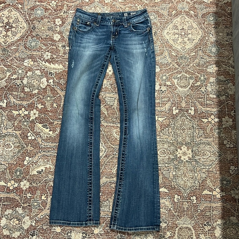 Miss me boot cut mid rise jeans 26x34